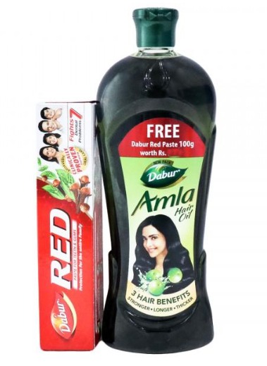 Dabur Amla Hair Oil 450ml +  Dabur Amla 90ml Free